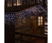 Tenda luminosa per festività 480 led bianchi lunghezza 20 metri